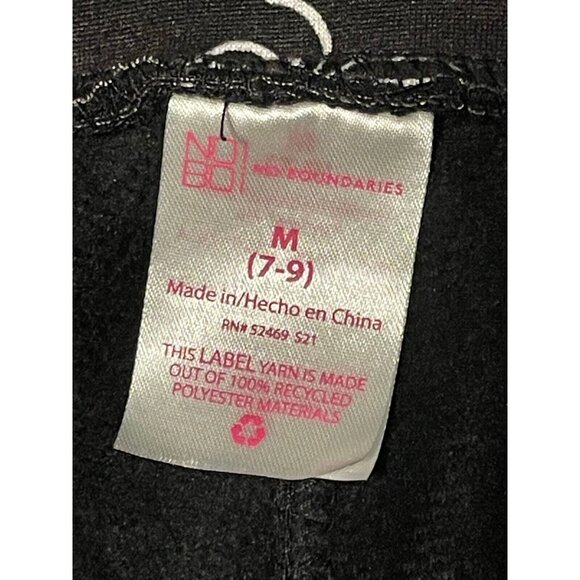 No Boundaries Christmas fleece sweatpants womens medium 7 - 9 24 x 29 black - Picture 5 of 10